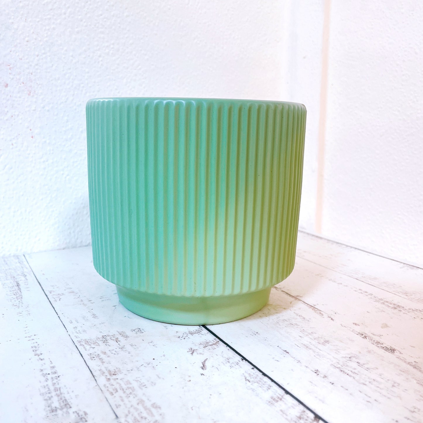 Maceta verde Cerámica