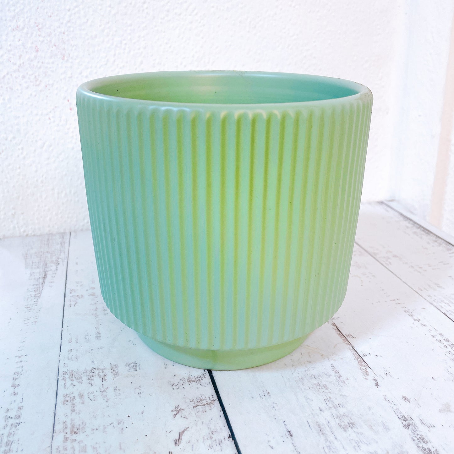 Maceta verde Cerámica