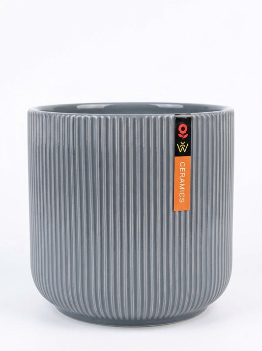Maceta Cerámica Gris