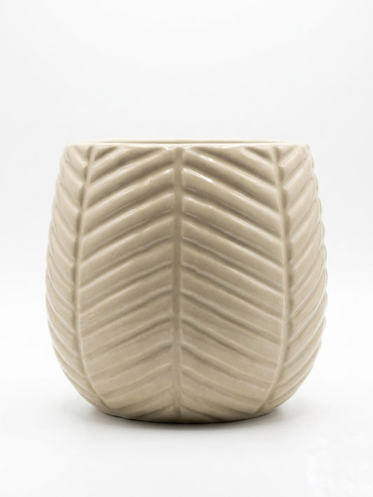 Maceta Panal Beige