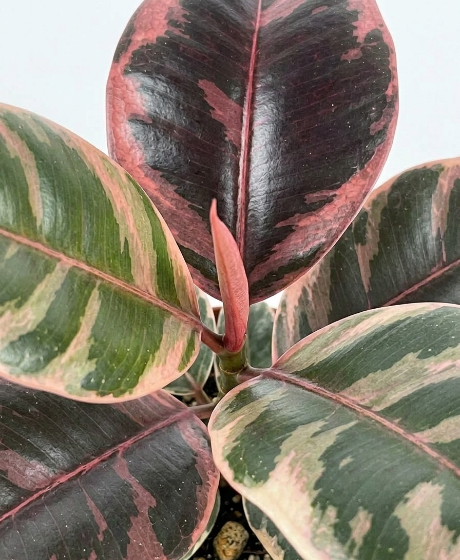 Gomero Ruby (ficus elástica ruby)