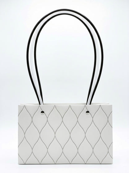 Bolsa de Regalo blanca y dorada (34 cm)