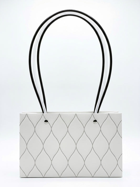 Bolsa de Regalo blanca y dorada (34 cm)