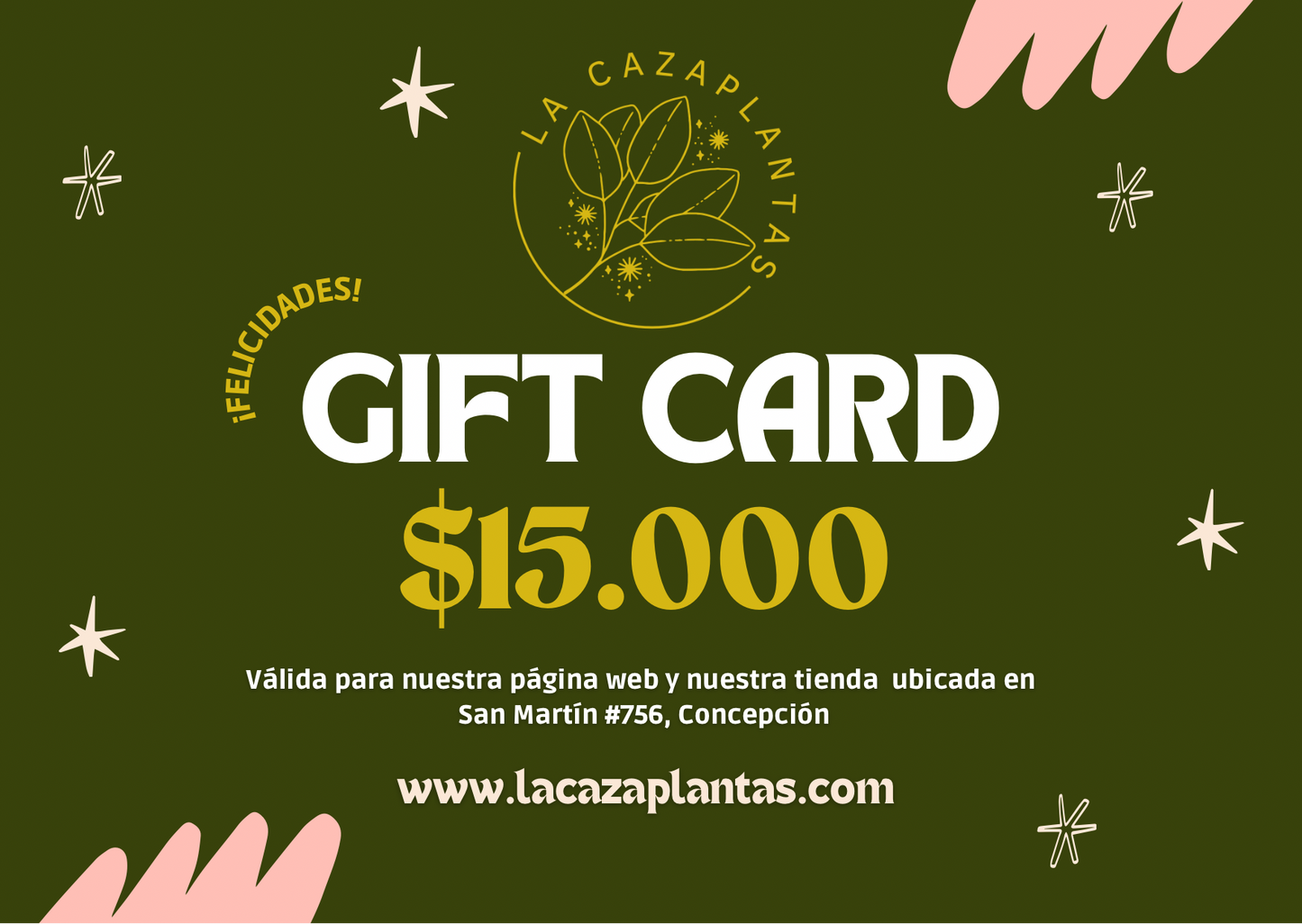 La Cazaplanta Gift Card